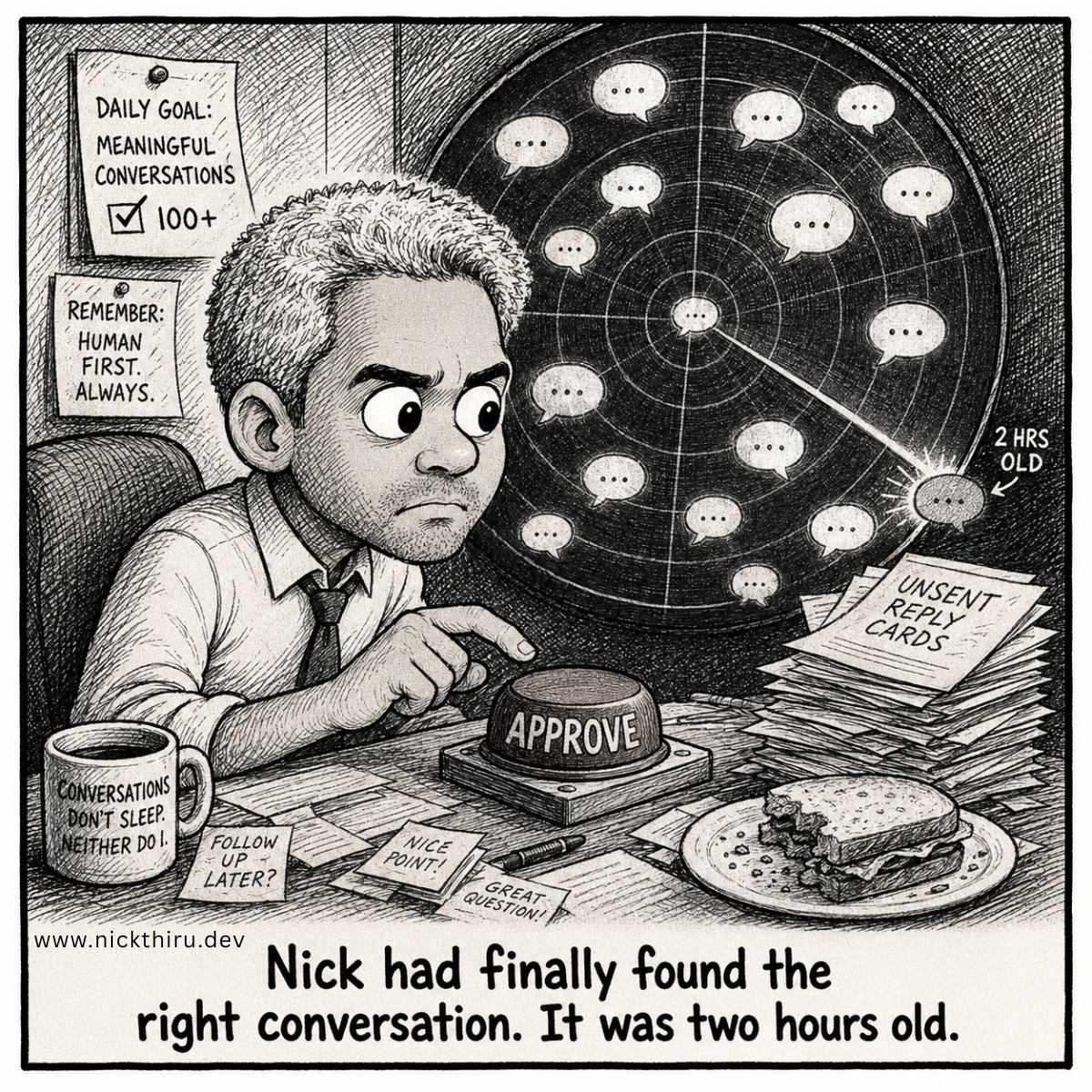 Illustration for Social Engagement Radar — A Tool That Finds, Drafts, and Never Publishes Without You